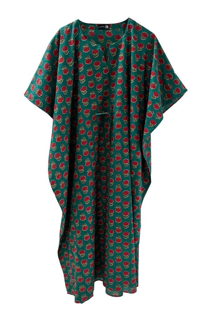 Blockprint kaftan cotton long | JULAHAS