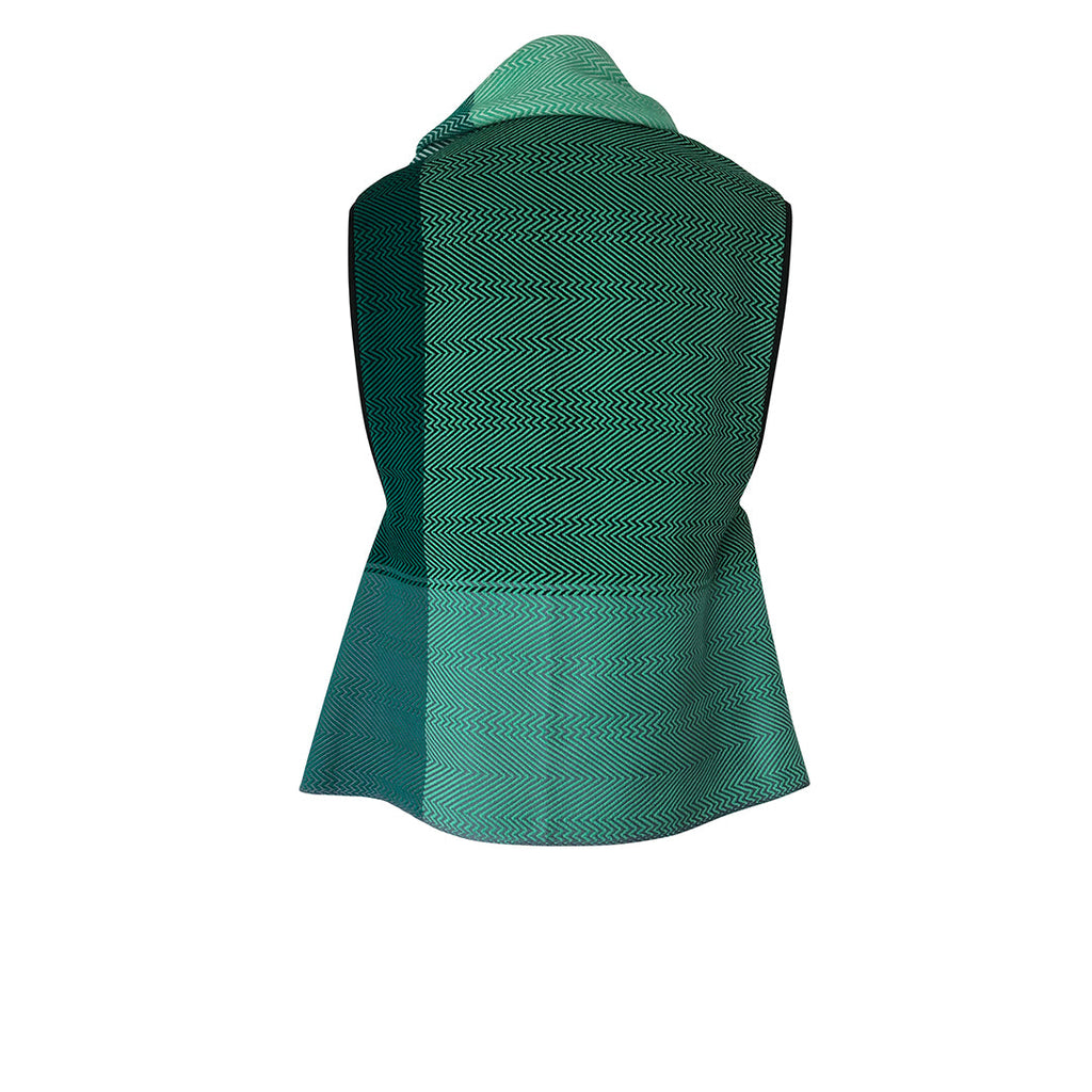 JULAHAS handwoven soft Mint Green Cotton Cape